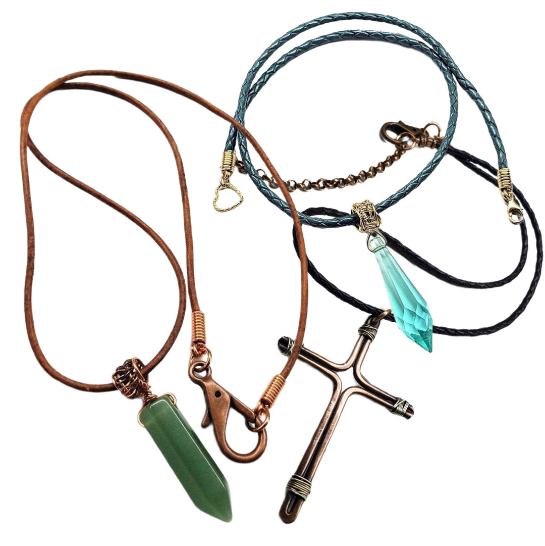 A variety of handmade jewelry necklaces - Alexa Martha Designs