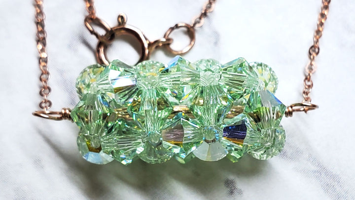 AMD1252-4-AMD1252-6-AMD1252-AMD1252-2-AMD1252-3 14K Rose Gold Filled Super Sparkly Pastel Crystal Barrel Necklaces - Necklaces - Alexa Martha Designs   8936036237616