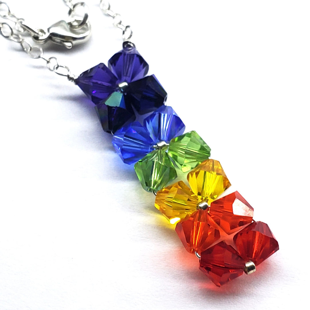 AMD1264-AMD1264-2-AMD1264-3-AMD1264-4 Handmade True Rainbow Crystal Rock Candy Necklace - Necklace - Alexa Martha Designs   9067910791472