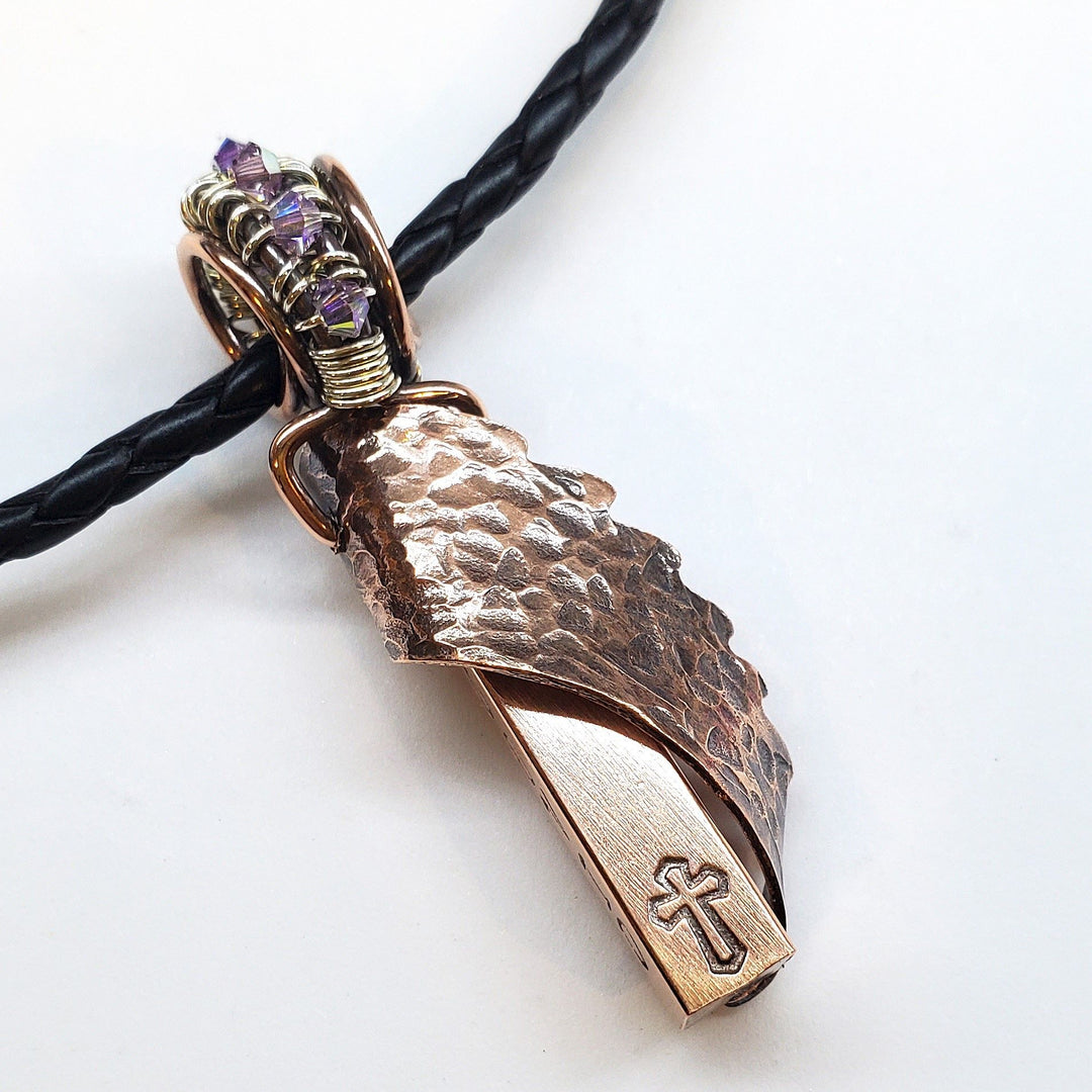 AMD1004-AMD1004-2-AMD1004-3-AMD1004-4-AMD1004-5 Memorial Birthstone Angelwing Necklace-Limited Special Edition 2020-2024 - Necklace - Alexa Martha Designs   6538581082159