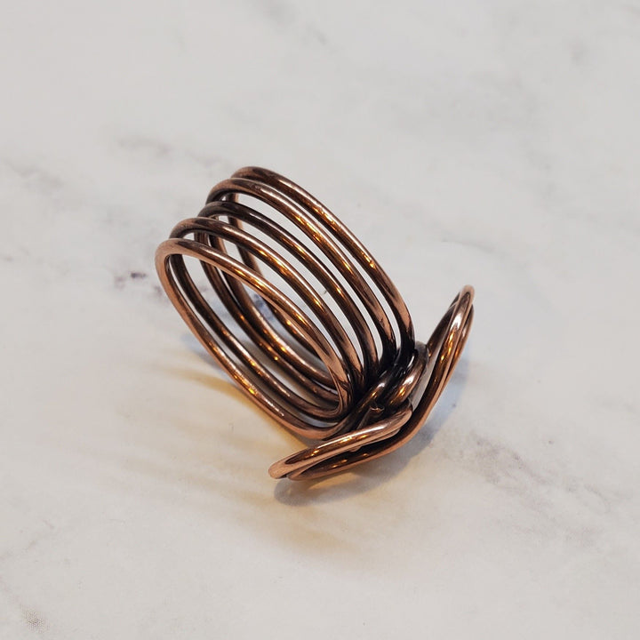 AMD1276 Copper Eternity Ring by Alexa Martha - Ring - Alexa Martha Designs   9682644566320
