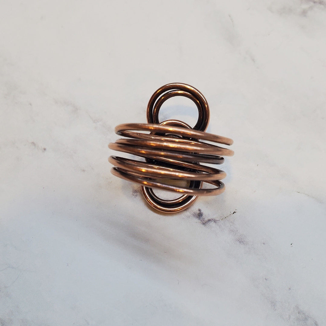 AMD1276 Copper Eternity Ring by Alexa Martha - Ring - Alexa Martha Designs   9682644566320