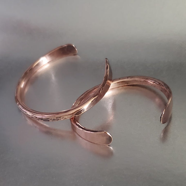 Handmade 4 Gauge Copper BIGGA Bangle by Alexa Martha - Cuff Bangle - Alexa Martha Designs