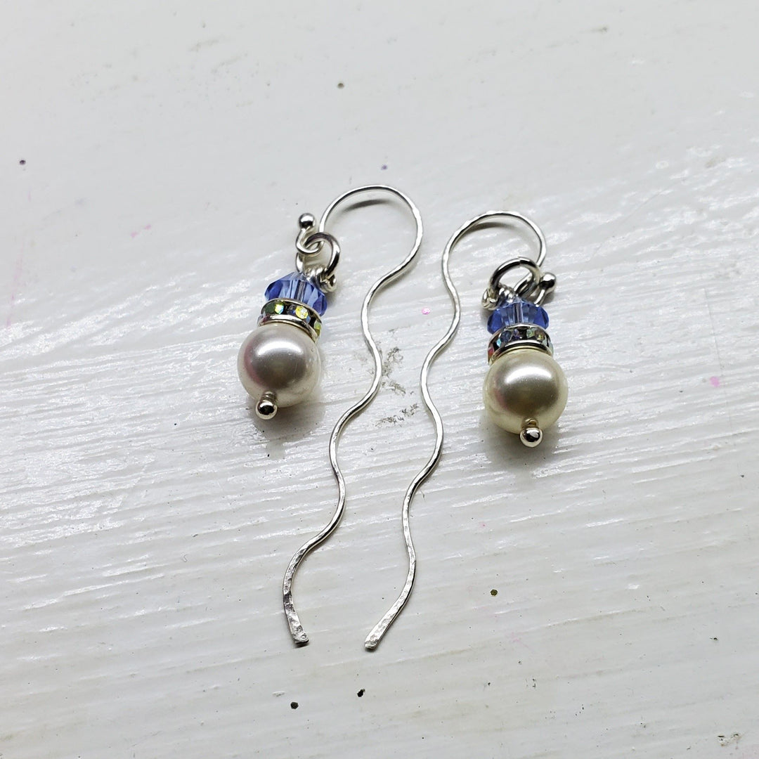 AMD1301-5-AMD1301-2-AMD1301-3-AMD1301-4-AMD1301 Ergonomic Crystal Pearl Wavy Ear Threaders - Earrings - Alexa Martha Designs   9641867051312