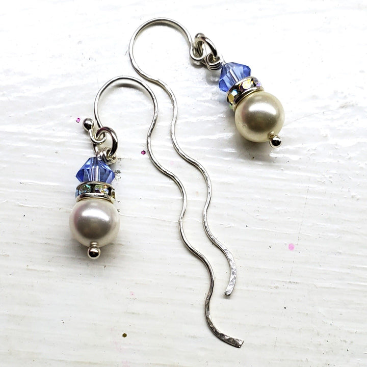 AMD1301-5-AMD1301-2-AMD1301-3-AMD1301-4-AMD1301 Ergonomic Crystal Pearl Wavy Ear Threaders - Earrings - Alexa Martha Designs   9641867051312