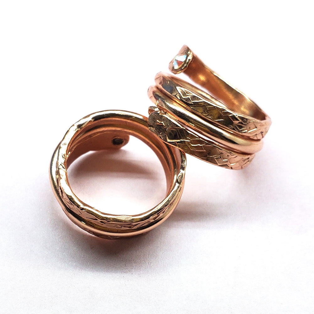 AMD1305-AMD1305-2 Crystal Embedded Wrap Around Ring - Ring - Alexa Martha Designs   9630600560944