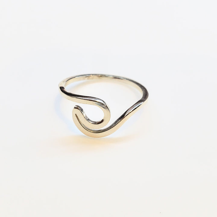 AMD1311-A-AMD1311-C-AMD1311-B Assorted Sterling Silver Pinky-Toe Band Rings and Sculpted Ocean Wave Rings - Ring - Alexa Martha Designs   9869990953264