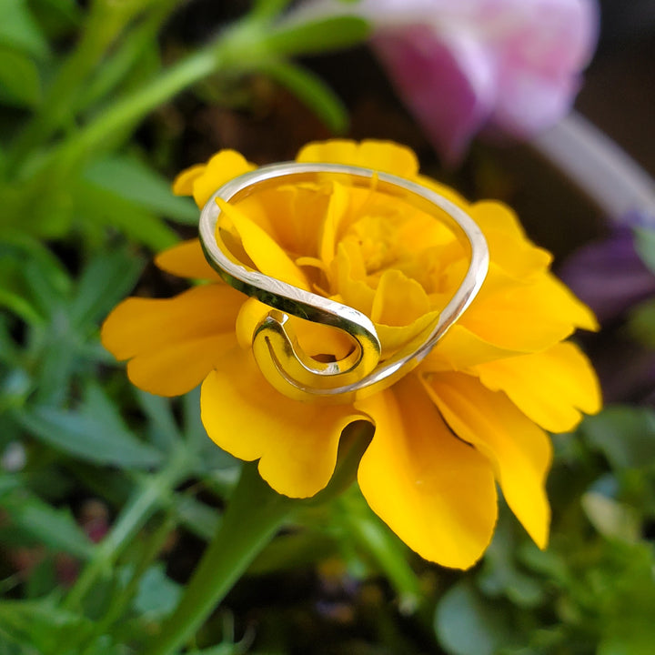 AMD1311-A-AMD1311-C-AMD1311-B Assorted Sterling Silver Pinky-Toe Band Rings and Sculpted Ocean Wave Rings - Ring - Alexa Martha Designs   9869990953264