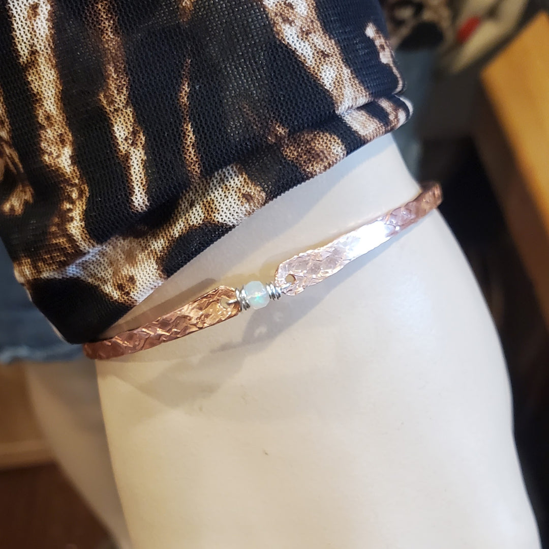 AMD1315-AMD1315-2-AMD1315-3-AMD1315-4 Bestselling Copper Brides Mag Bangle wire wrapped with AAA+ Ethiopian Opal - Bracelet - Alexa Martha Designs   9880530714928