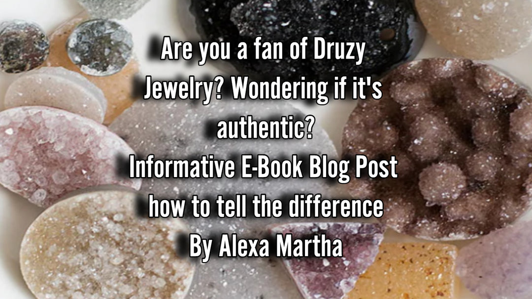 AMDEB003 Druzy Jewelry - Like it? Love it? How do you know its the real Stuff? E-Book - E-Book - Alexa Martha Designs 9382099353904