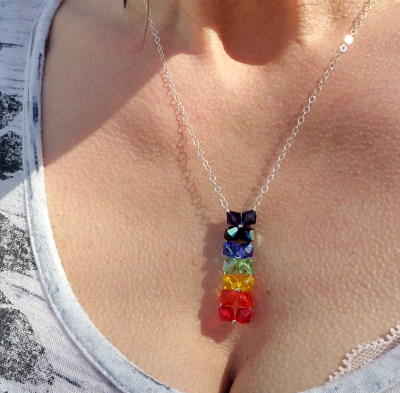 AMD1264-AMD1264-2-AMD1264-3-AMD1264-4 Handmade True Rainbow Crystal Rock Candy Necklace - Necklace - Alexa Martha Designs   9067910791472