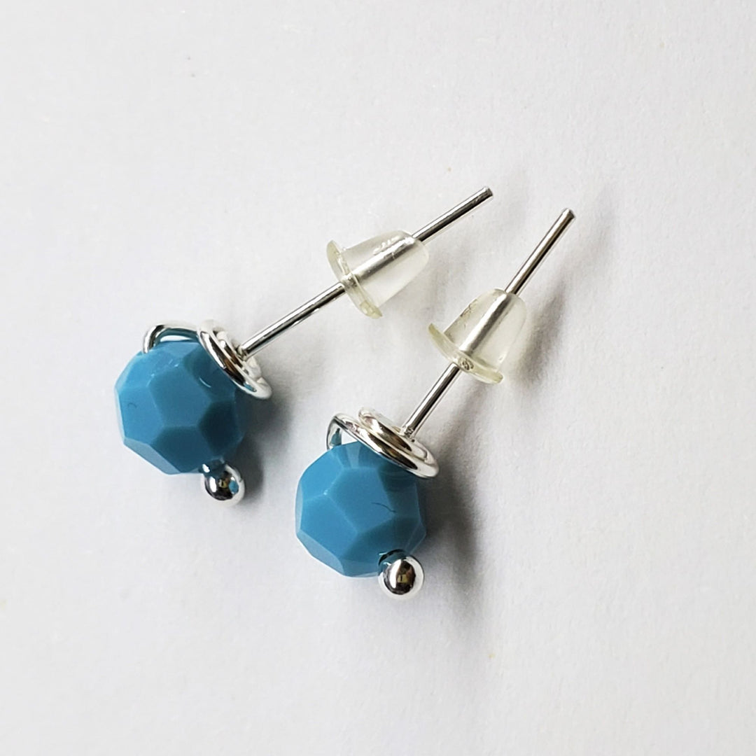 AMD1114-5-AMD1114-AMD1114-2-AMD1114-3-AMD1114-4 6mm Silver Spiral Crystal Stud Earrings - Earrings - Alexa Martha Designs   6759404732463