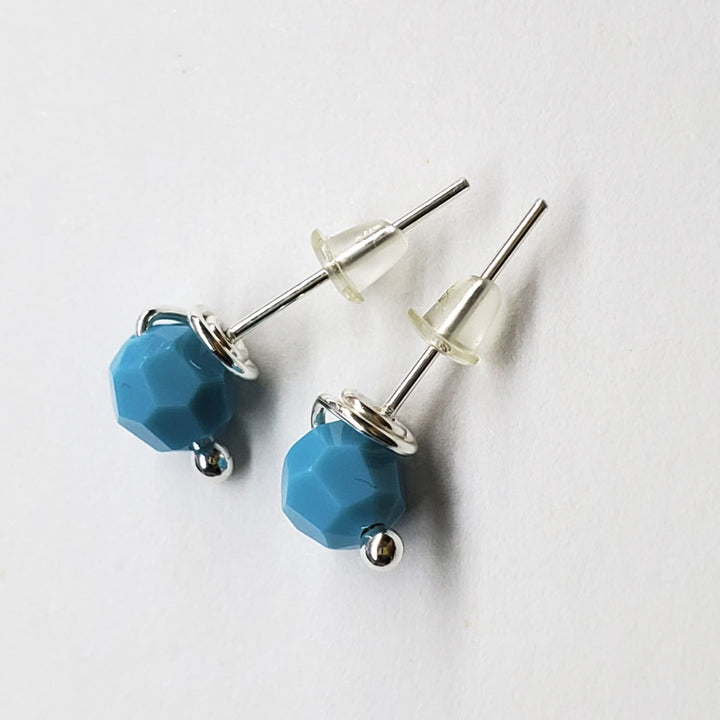 AMD1114-5-AMD1114-AMD1114-2-AMD1114-3-AMD1114-4 6mm Silver Spiral Crystal Stud Earrings - Earrings - Alexa Martha Designs   6759404732463