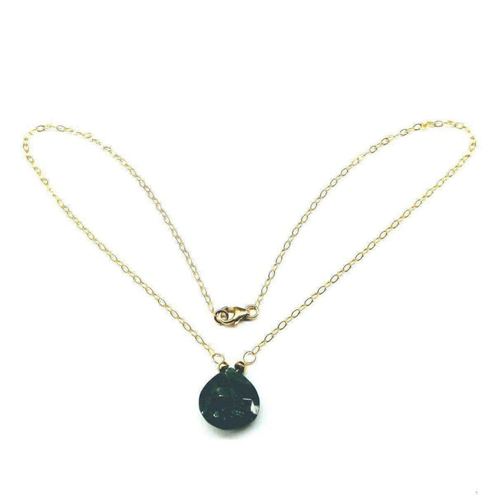 AMD1130-AMD1130-2-AMD1130-3 14 KT Gold Filled Emerald Pear Drop Necklace - Necklace - Alexa Martha Designs   10878291716