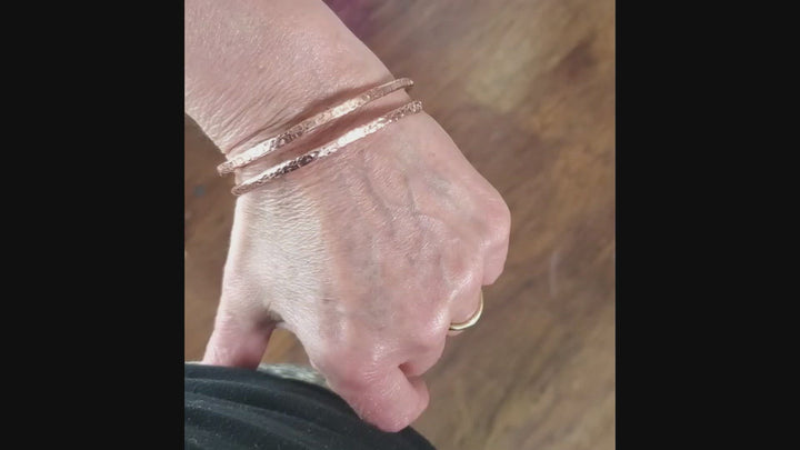 Full Overlap Copper Bangle