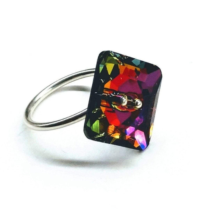 AMD1071 As Seen On TITUSS BURGESS and ASIA MONET RAY Volcano Crystal Button Ring - Ring - Alexa Martha Designs   6378715844