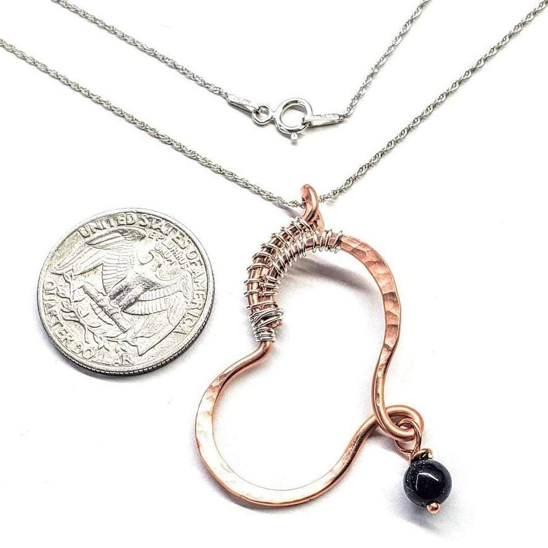 AMD1070-AMD1070-2 Copper Butterfly Wing Child Abuse Survivor Necklace - Necklace - Alexa Martha Designs   4704502775855
