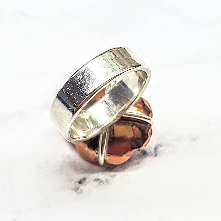 AMD1240-AMD1240-2-AMD1240-3-AMD1240-4 Glamorous Princess Warrior Crystal Heart Blossom Ring - Limited Edition of 7 - Ring - Alexa Martha Designs   8064911409456