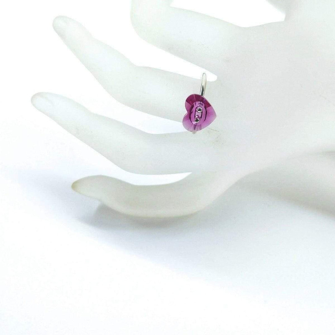 AMD1201-AMD1201-2 Hot Pink I LOVE YOU Heart Bling Ring - Ring - Alexa Martha Designs   1046457090095