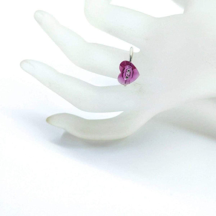 AMD1201-AMD1201-2 Hot Pink I LOVE YOU Heart Bling Ring - Ring - Alexa Martha Designs   1046457090095