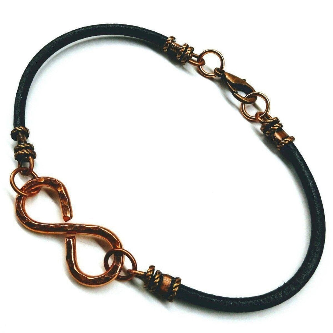 AMD1016 Masculine Sturdy Copper Swivel Infinity Bracelet - Bracelet - Alexa Martha Designs   1183593604