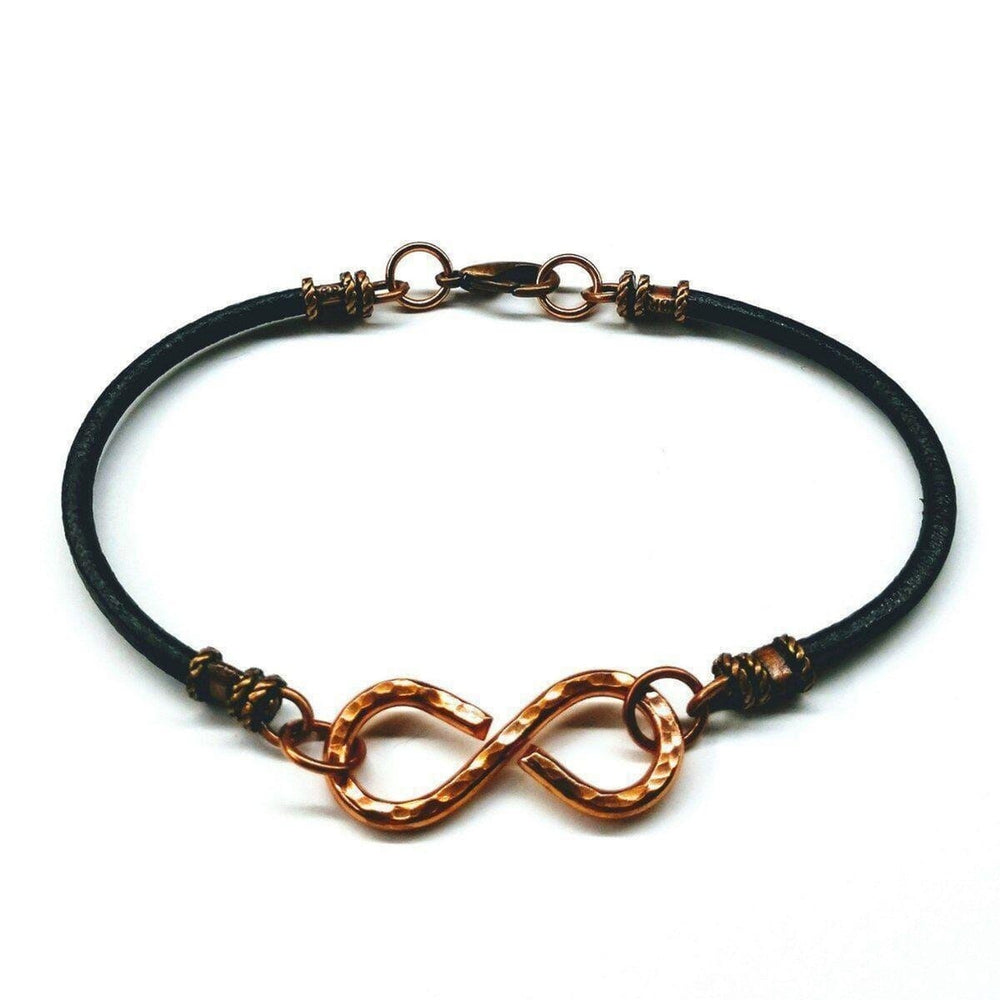 Masculine Sturdy Copper Swivel Infinity Bracelet - Bracelet/Bangle - Alexa Martha Designs   