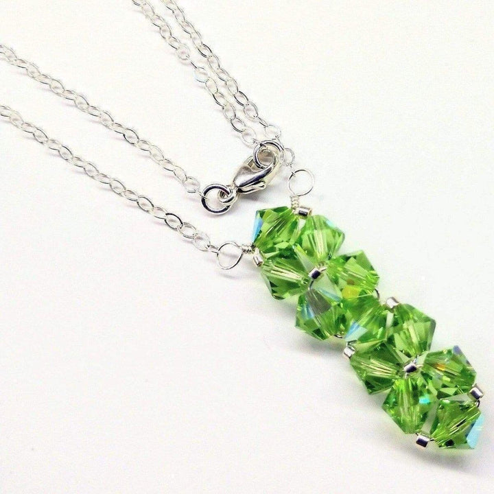 AMD1101-AMD1101-4-AMD1101-8-AMD1101-6-AMD1101-5 Handmade Wire Woven Crystal Rock Candy Necklace in Various Colors - Necklace - Alexa Martha Designs   1198963327023