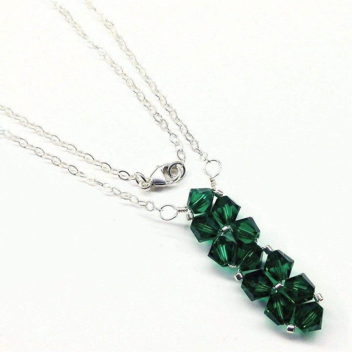 AMD1101-AMD1101-4-AMD1101-8-AMD1101-6-AMD1101-5 Handmade Wire Woven Crystal Rock Candy Necklace in Various Colors - Necklace - Alexa Martha Designs   1198963327023