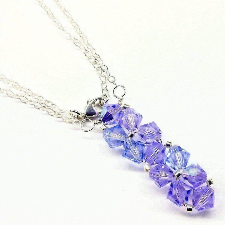AMD1101-AMD1101-4-AMD1101-8-AMD1101-6-AMD1101-5 Handmade Wire Woven Crystal Rock Candy Necklace in Various Colors - Necklace - Alexa Martha Designs   1198963327023