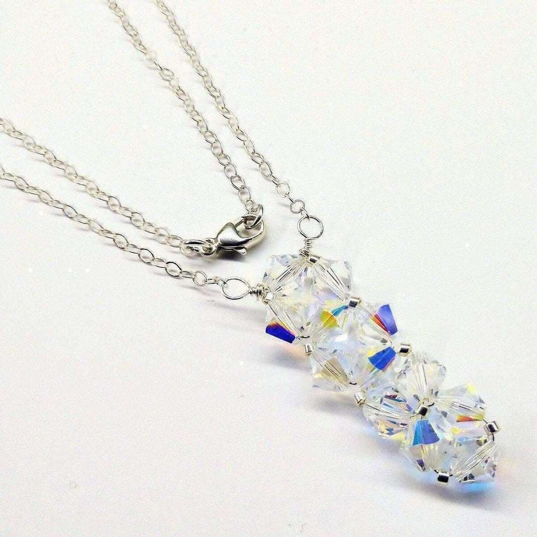 AMD1101-AMD1101-4-AMD1101-8-AMD1101-6-AMD1101-5 Handmade Wire Woven Crystal Rock Candy Necklace in Various Colors - Necklace - Alexa Martha Designs   1198963327023