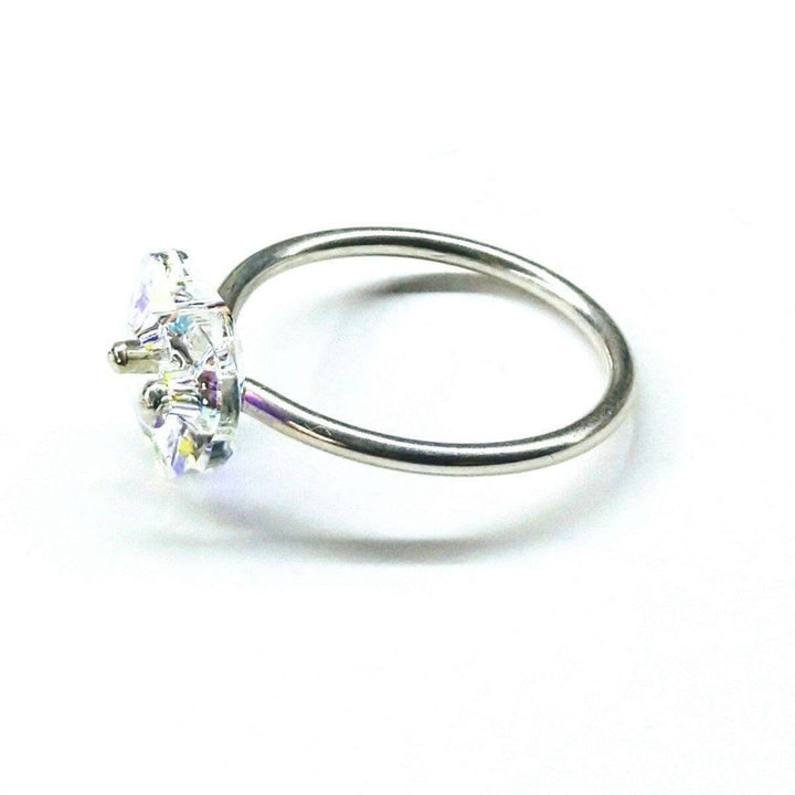 AMD1103-AMD1103-2 Super Sparkly I LOVE YOU Crystal Heart Bling Ring - Rings - Alexa Martha Designs   11847000260