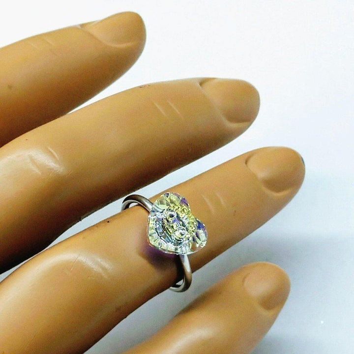 AMD1103-AMD1103-2 Super Sparkly I LOVE YOU Crystal Heart Bling Ring - Rings - Alexa Martha Designs   11847000260