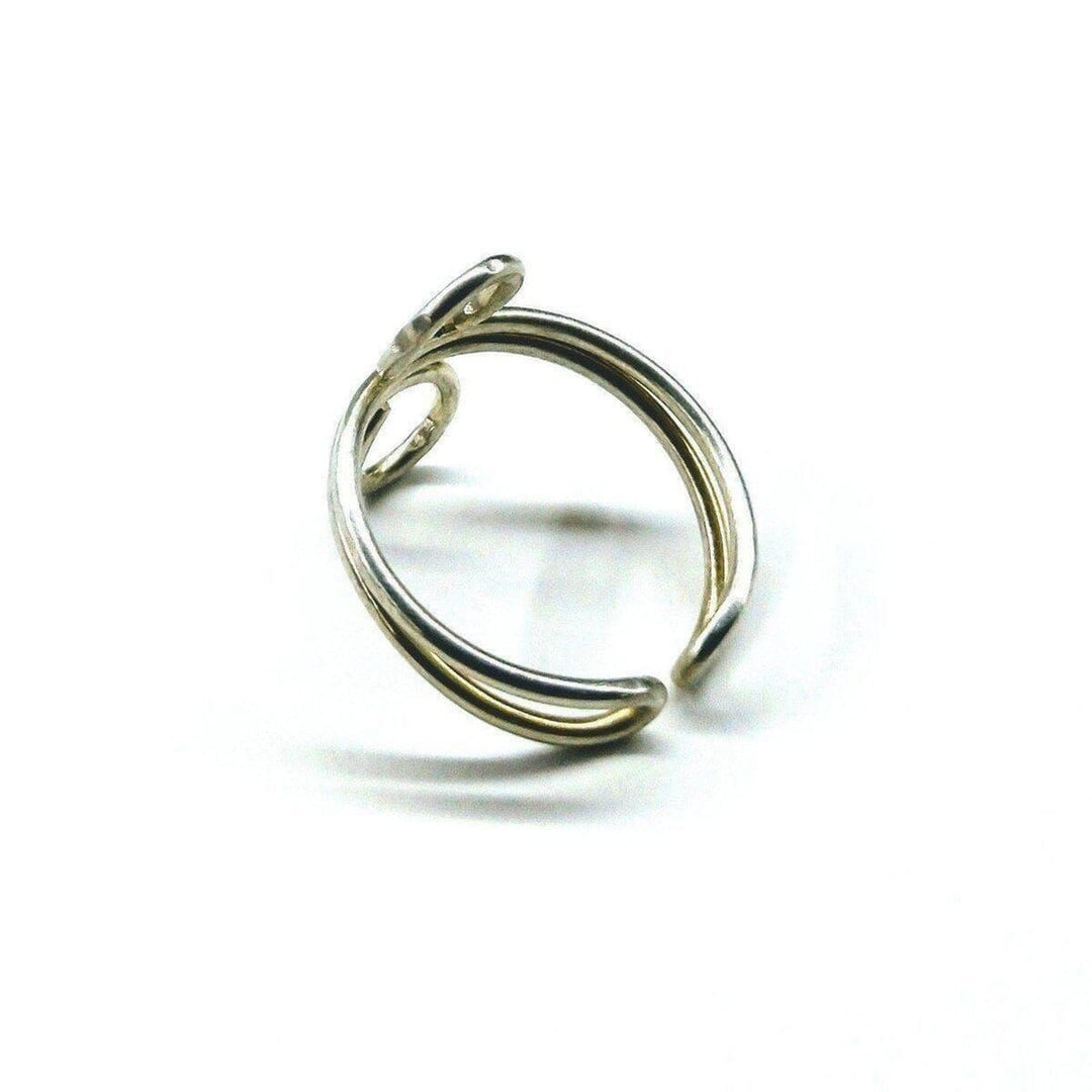 AMD1117-AMD1117-2 Sterling Silver Adjustable Wire Wrap Finger Toe Ring - Ring - Alexa Martha Designs   10573087172