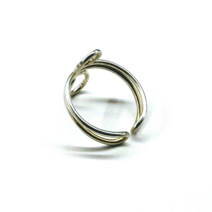 AMD1117-AMD1117-2 Sterling Silver Adjustable Wire Wrap Finger Toe Ring - Ring - Alexa Martha Designs   10573087172