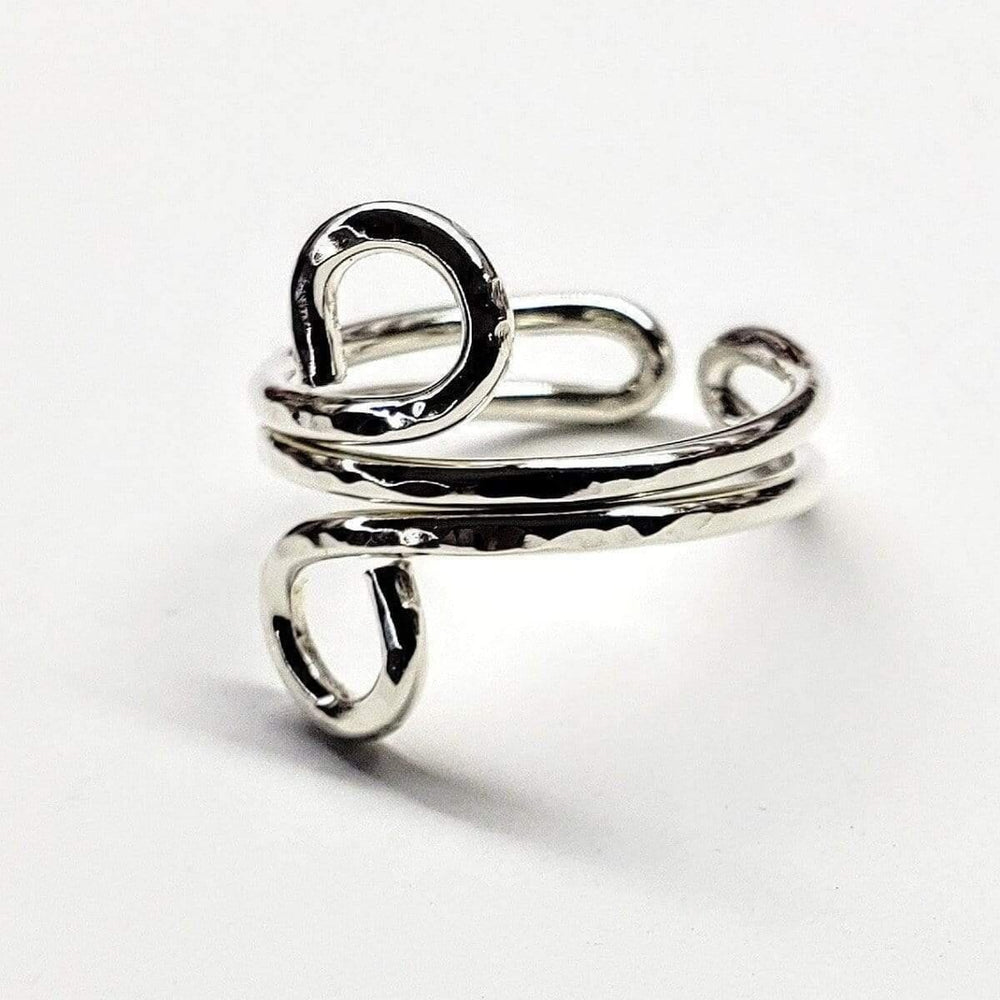 AMD1117-AMD1117-2 Sterling Silver Adjustable Wire Wrap Finger Toe Ring - Ring - Alexa Martha Designs   10573087172