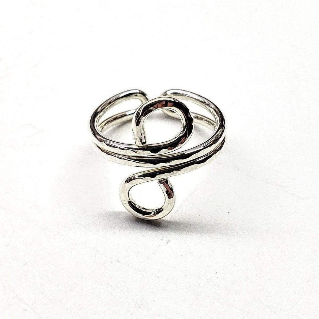 AMD1117-AMD1117-2 Sterling Silver Adjustable Wire Wrap Finger Toe Ring - Ring - Alexa Martha Designs   10573087172