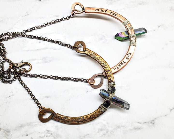 AMD1205 Warrior Necklace - Fight For The Truth - Necklaces - Alexa Martha Designs   7162219135023