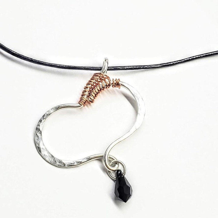 AMD1231-AMD1231-2-AMD1231-3 Silver Butterfly Wing Child Abuse Survivor Awareness Necklace - Necklace - Alexa Martha Designs   4713537830959