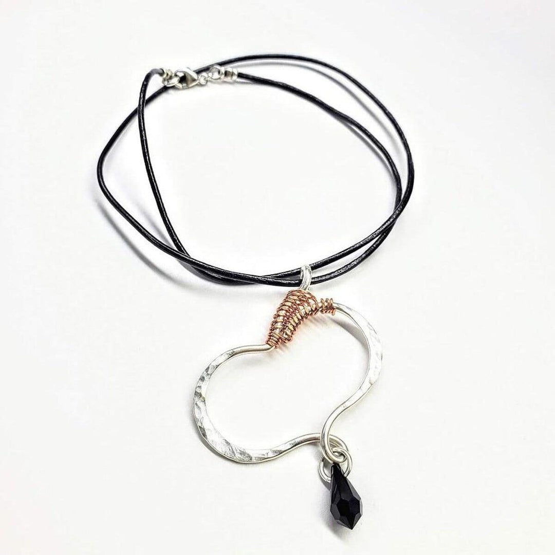 AMD1231-AMD1231-2-AMD1231-3 Silver Butterfly Wing Child Abuse Survivor Awareness Necklace - Necklace - Alexa Martha Designs   4713537830959
