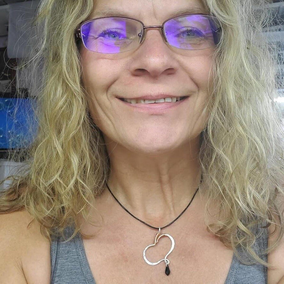 AMD1231-AMD1231-2-AMD1231-3 Silver Butterfly Wing Child Abuse Survivor Awareness Necklace - Necklace - Alexa Martha Designs   4713537830959