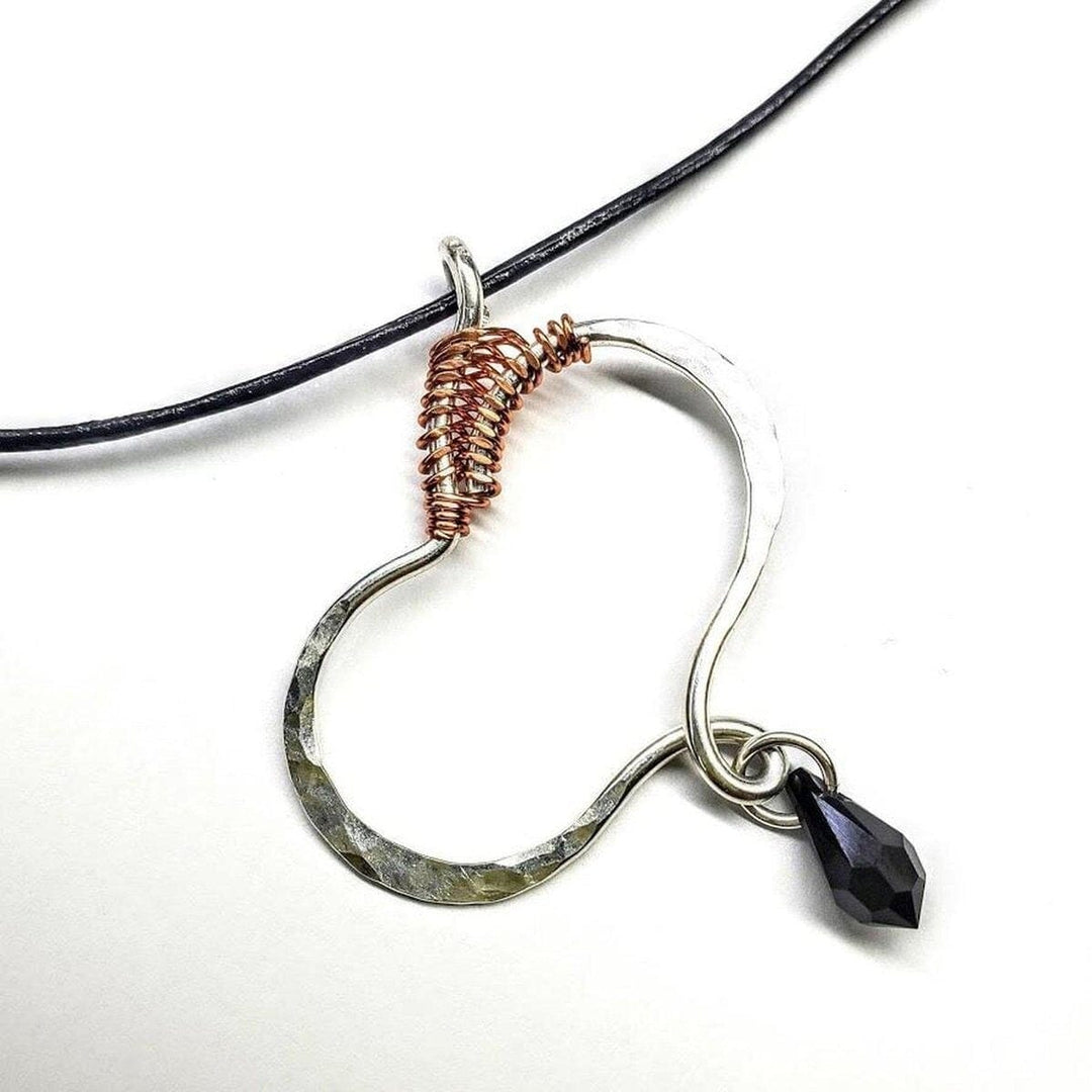 AMD1231-AMD1231-2-AMD1231-3 Silver Butterfly Wing Child Abuse Survivor Awareness Necklace - Necklace - Alexa Martha Designs   4713537830959