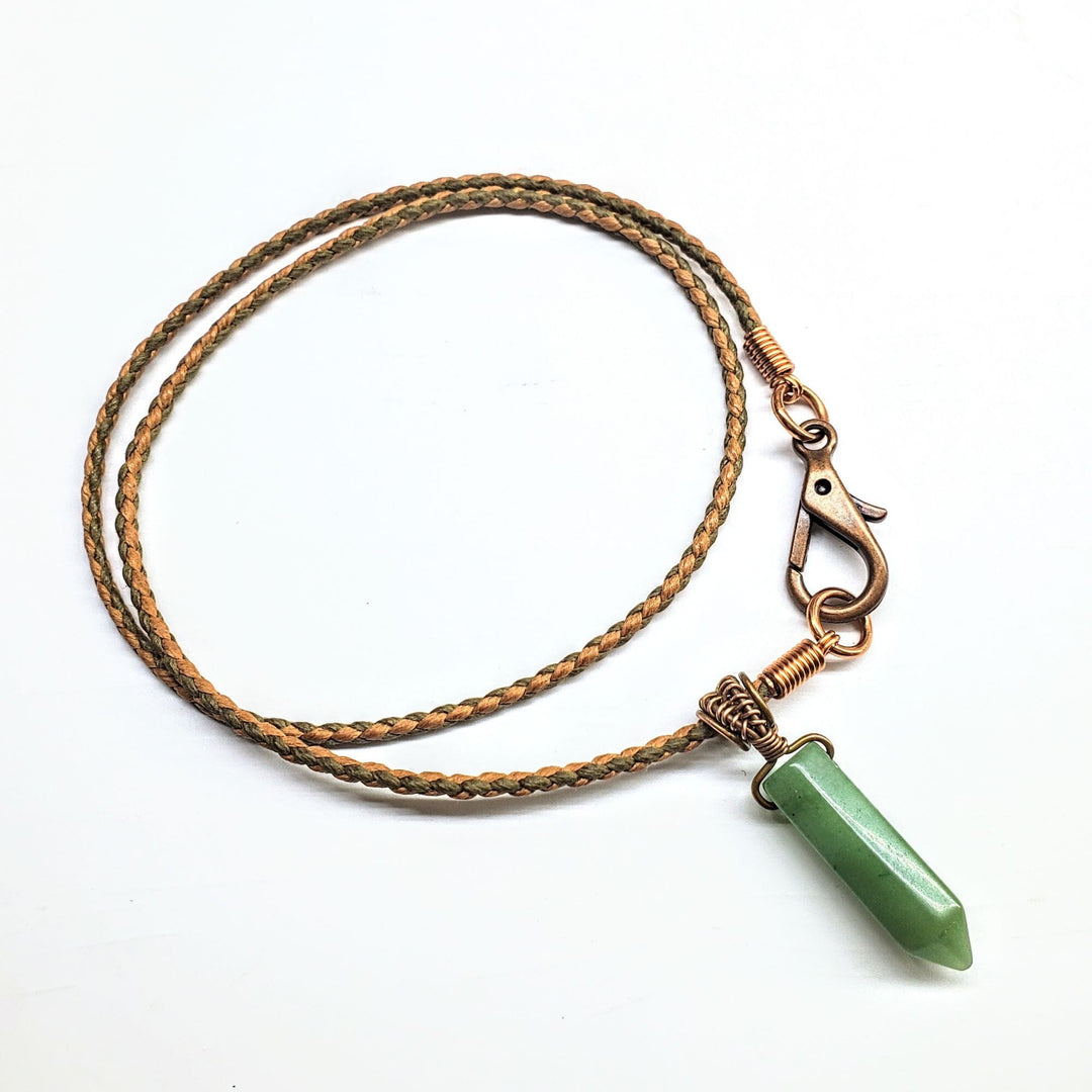 AMD1250-AMD1250-2-AMD1250-3-AMD1250-4-AMD1250-5 Vegan Friendly Wire Wrapped Pointed Crystal Necklace - Necklace - Alexa Martha Designs   1138665685039