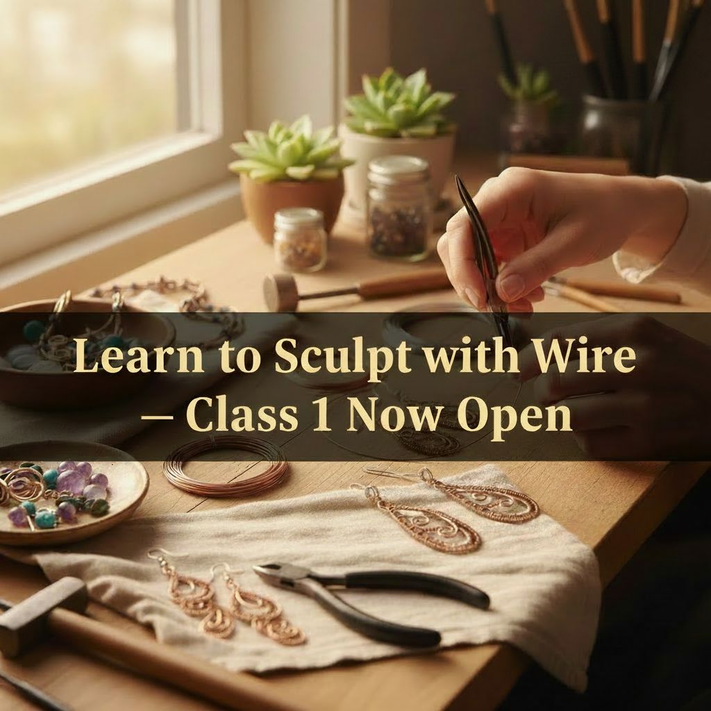 Welcome to My First-Ever Online Wire Sculpting Class — Learn Wire Sculpting at Your Own Pace