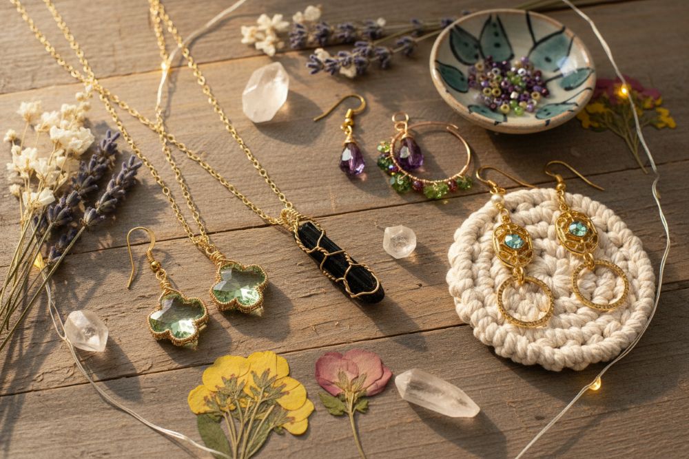 14 K Gold Filled Micro Wire Wrapped Handmade Jewelry