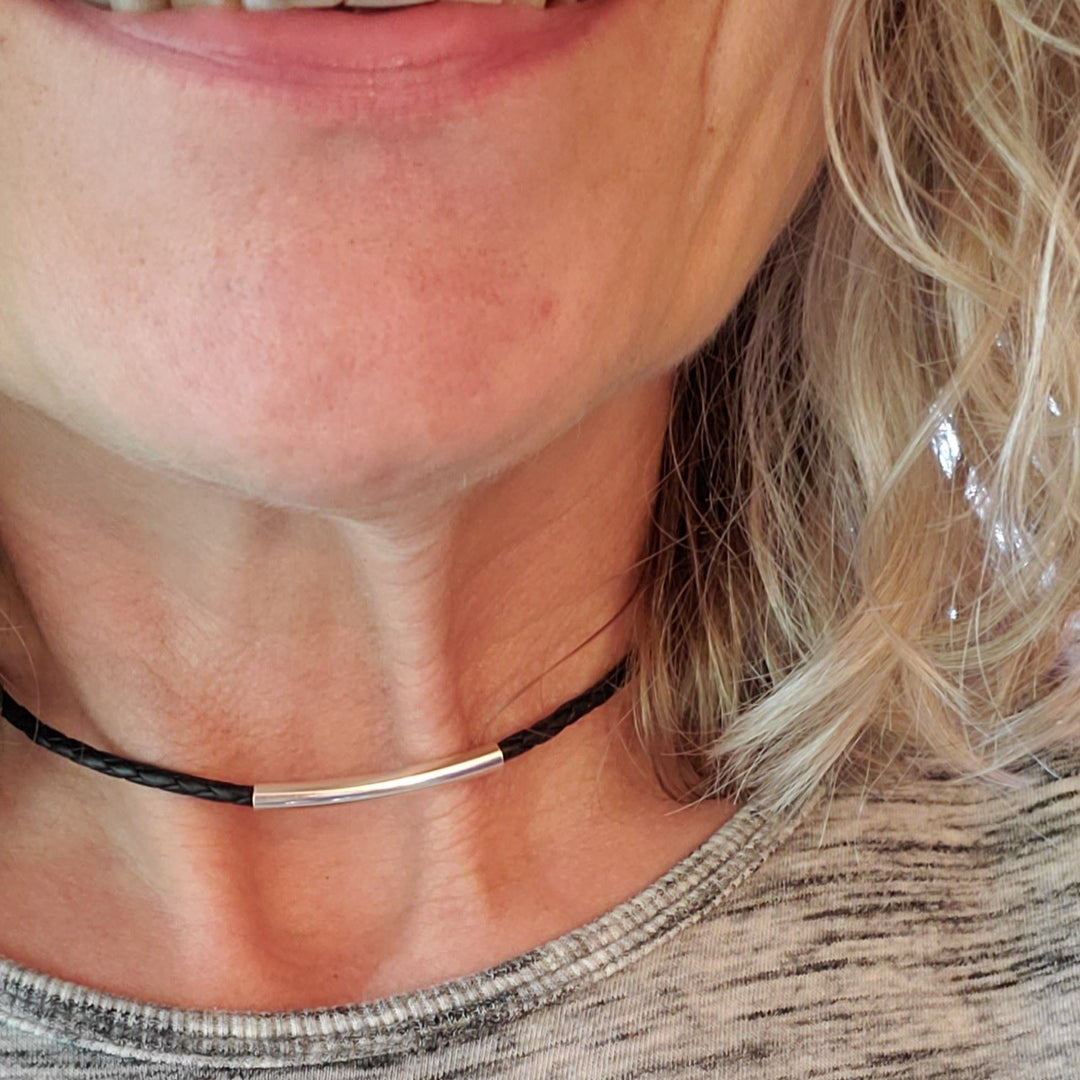 3mm Bolo Leather Snap Off Chokers