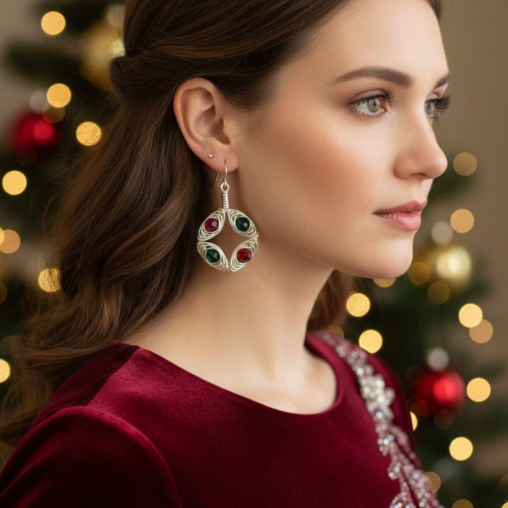 AMD1155-72025 Limited Edition Red and Green Christmas Holiday EarringsJewelryEarrings$ 96.00Alexa Martha Designs