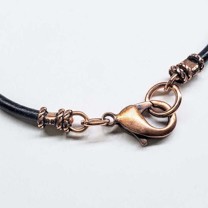 Masculine Sturdy Copper Swivel Infinity Bracelet