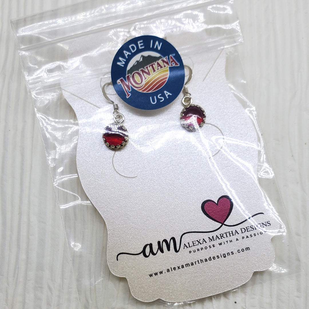 AMD1171-36mm Silver Filigree Pink Sapphire Gemstone Dangle EarringsJewelryEarrings$ 52.00Alexa Martha Designs