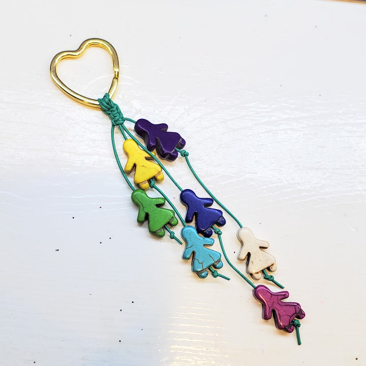 AMD1319-27 Ceramic Girl Power Heart Key Chain - Limited EditionHandbag & Wallet AccessoriesKey Chain$ 35.00Alexa Martha Designs