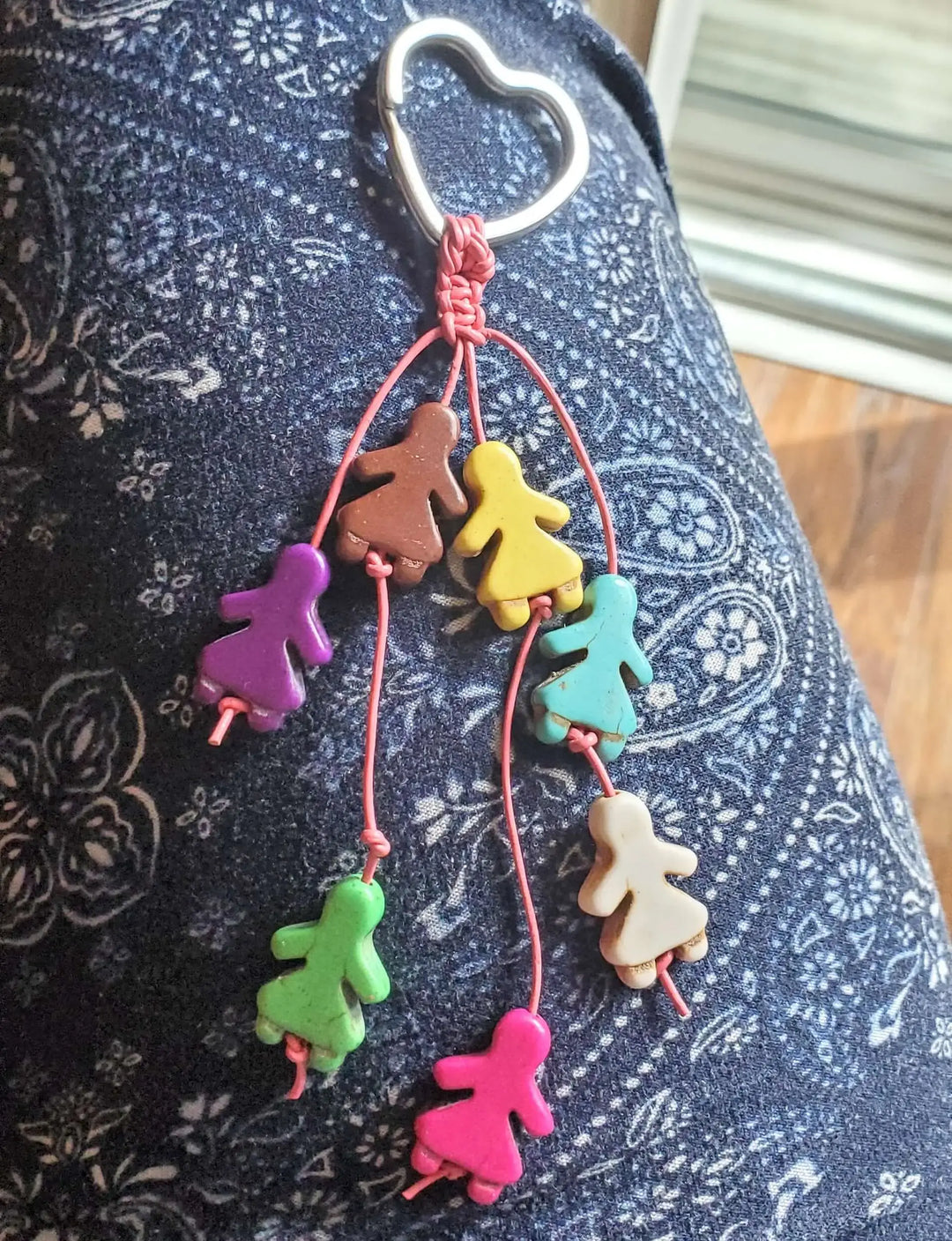 AMD13197 Ceramic Girl Power Heart Key Chain - Limited EditionHandbag &amp; Wallet AccessoriesKey Chain$ 35.00Alexa Martha Designs